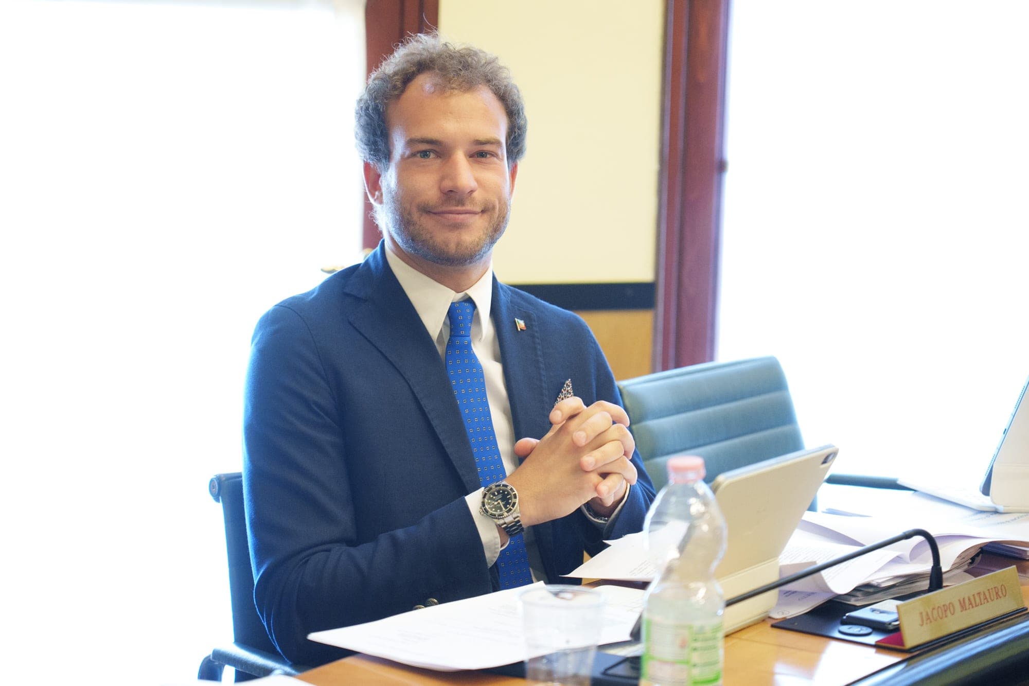 Jacopo Maltauro in commissione al Consiglio regionale del Veneto